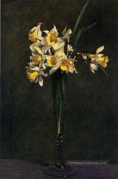  Latour Tableaux - Fleurs jaunes aka Coucous peintre de fleurs Henri Fantin Latour